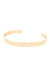 Bracelete Liso Achatado - Banho de Ouro 18k