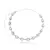 Pulseira Elo Grosso Liso com Duas Perfurações - Banho de Ródio Branco - comprar online