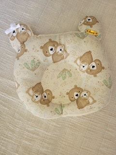 Set de Lactancia - Beige con Ositos marrones - Diehany Confecciones