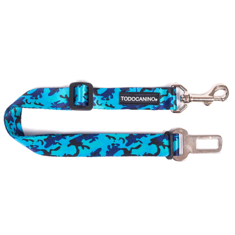 Cinturón de Seguridad Camuflado Blue