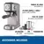 CAFETERA COMPACTA ESPRESSO (OSBVSTEM7200)