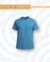 CAMISETA BÁSICA LISA AZUL TURQUESA - AMPARO PELA VIDA