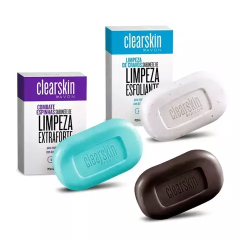 Sabonete de Limpeza Clearkins Avon 70g