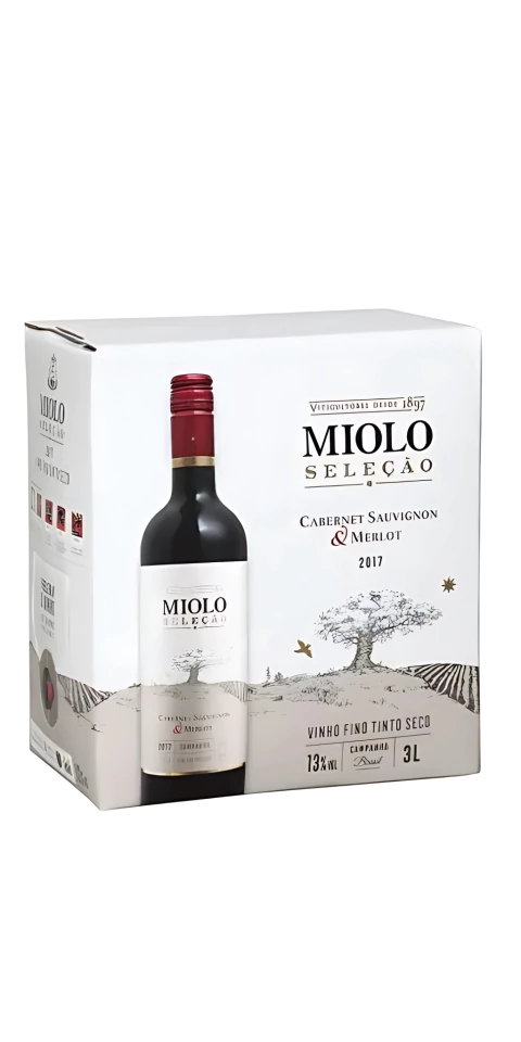 Miolo Seleção Cabernet Sauvignon e Merlot Bag-In-Box 3 Litros - comprar online