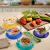 Juego de 4 Botaneros, toppers con Tapa colores en internet