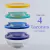 Juego de 4 Botaneros, toppers con Tapa colores - tienda en línea