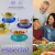 Juego de 4 Botaneros, toppers con Tapa colores