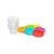 JGO 6 Flaneras Refractarias Con Tapa Plastico 175ml Colores - comprar en línea