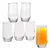 AKARI JUEGO DE 6 VASOS HB DE 390 ML
