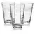 SET VASOS ORBITA 4PZ 528 ml.