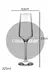 Copa Flauta Champaña 220 ml 7,5 OZ Brunello - ADIR GLASS