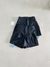 Short Zara couro