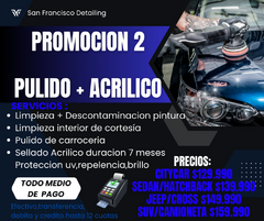 promocion 2 pulido + ACRILICO