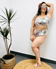 Corpiño Obi (Estampado marrón) - Her bikinis