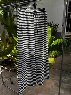 Pantalon Abigail (Blanco y Negro) - comprar online