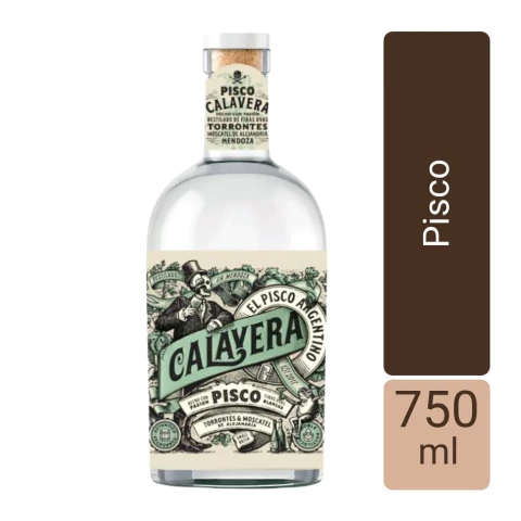 Pisco Calavera 750 Ml