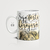 Caneca seja forte e corajosa, porcelana 325ml - comprar online