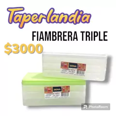 Fiambrera Triple
