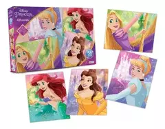 Puzzle X4 Princesas Disney
