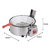 Fritadeira Tacho Elétrico Marchesoni 7,5 Litros 127V 2750W - BLC Store