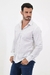 Camisa social manga longa slim fit listras dupla - comprar online