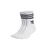 Meia Adidas Training 3 Pares Alto Branco Unissex - comprar online