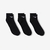 Meia Nike Training 3 Pares Medio Preto Unissex - loja online