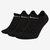 Meia Nike Training 3 Pares Baixo Preto Unissex na internet
