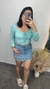 Cropped floral - comprar online