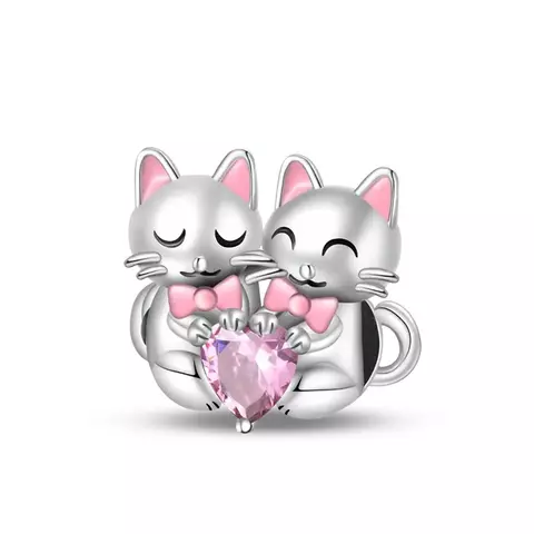 Separador Berloque Dois Gatos Love