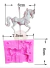 Molde silicona carrousel caballo - comprar online