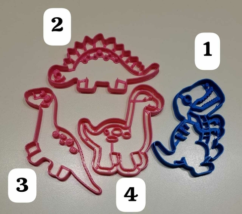 Cortante marcador plástico dinosaurios - comprar online
