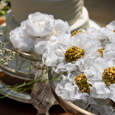 Crisântemo - Forminha em Tecido - comprar online