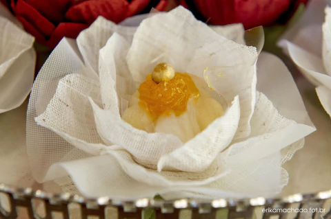 Flor de Avelã - Forminha em Tecido na internet
