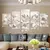 Imagem do Quadros Decorativo 5 peças Flores Lírio Decoração Casa Variedades Sala Quarto