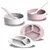 Imagem do Kit Alimentação Bebê Pratinhos + Potinhos + Colheres Infantil 6 Peças