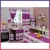 KIT 01 Jogo de Cozinha Tergal 08 Peças com Cortina Estampado - loja online