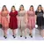 Imagem do Vestidos Evangélicos Vestido Feminino Midi sem Cinto Estampado Roupas Femininas para Festas em Geral Formatura Congresso Festividade Social Moda Cristã Evangélica Igreja Modelo Rodado Godê até Plus Size
