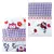 KIT 01 Jogo de Cozinha Tergal 08 Peças com Cortina Estampado