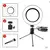 Imagem do Ring Light de Mesa 6 Polegadas + Tripé De 16 Cm Blogueira Portátil Luminária De Led