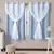 Cortina de Voal Blackout 100% Corta Luz 2,20m x1,30m Cores Variadas - comprar online