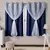 Cortina de Voal Blackout 100% Corta Luz 2,20m x1,30m Cores Variadas - loja online