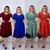 Vestidos Evangélicos Vestido Feminino Midi sem Cinto Estampado Roupas Femininas para Festas em Geral Formatura Congresso Festividade Social Moda Cristã Evangélica Igreja Modelo Rodado Godê até Plus Size - loja online