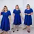 Vestidos Evangélicos Vestido Feminino Midi sem Cinto Estampado Roupas Femininas para Festas em Geral Formatura Congresso Festividade Social Moda Cristã Evangélica Igreja Modelo Rodado Godê até Plus Size
