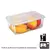 12 Potes Marmitas Transparente 1 Litro Reutilizável Freezer Microondas Organizador Alimentos Geladeira BPA Free na internet