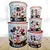Kit Mantimento 5 peças Mickey e Minnie Lançamento Potes Porta Mantimento - RTK7 LTDA
