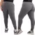 Legging Plus Size Feminina Calça Cintura Alta Zero Transparência Academia Fitness - loja online