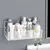 Kit com 2 suporte organizadora para banheiro cozinha Prateleira porta shampoo - RTK7 LTDA