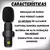 Kit 02 Microfone Lapela Sem Fio Celular Wireless Alcance 5 Metros Streaming Android Tipo C Lightning - comprar online