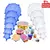 Kit 6 Tampas Tampa Silicone Elastica Reutilizável Elástica Para Potes Panela Cozinha Flexivel